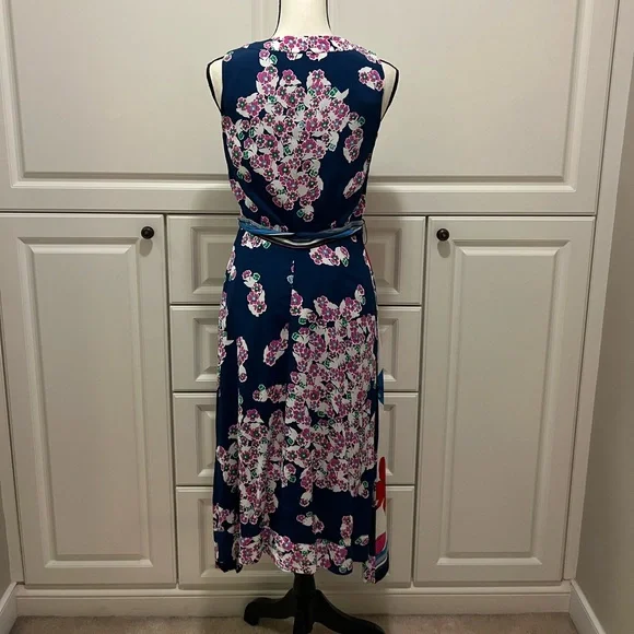 NWT Maeve |Anthropologie| Botanical belted Floral belted dress size 6 - Picture 8 of 15